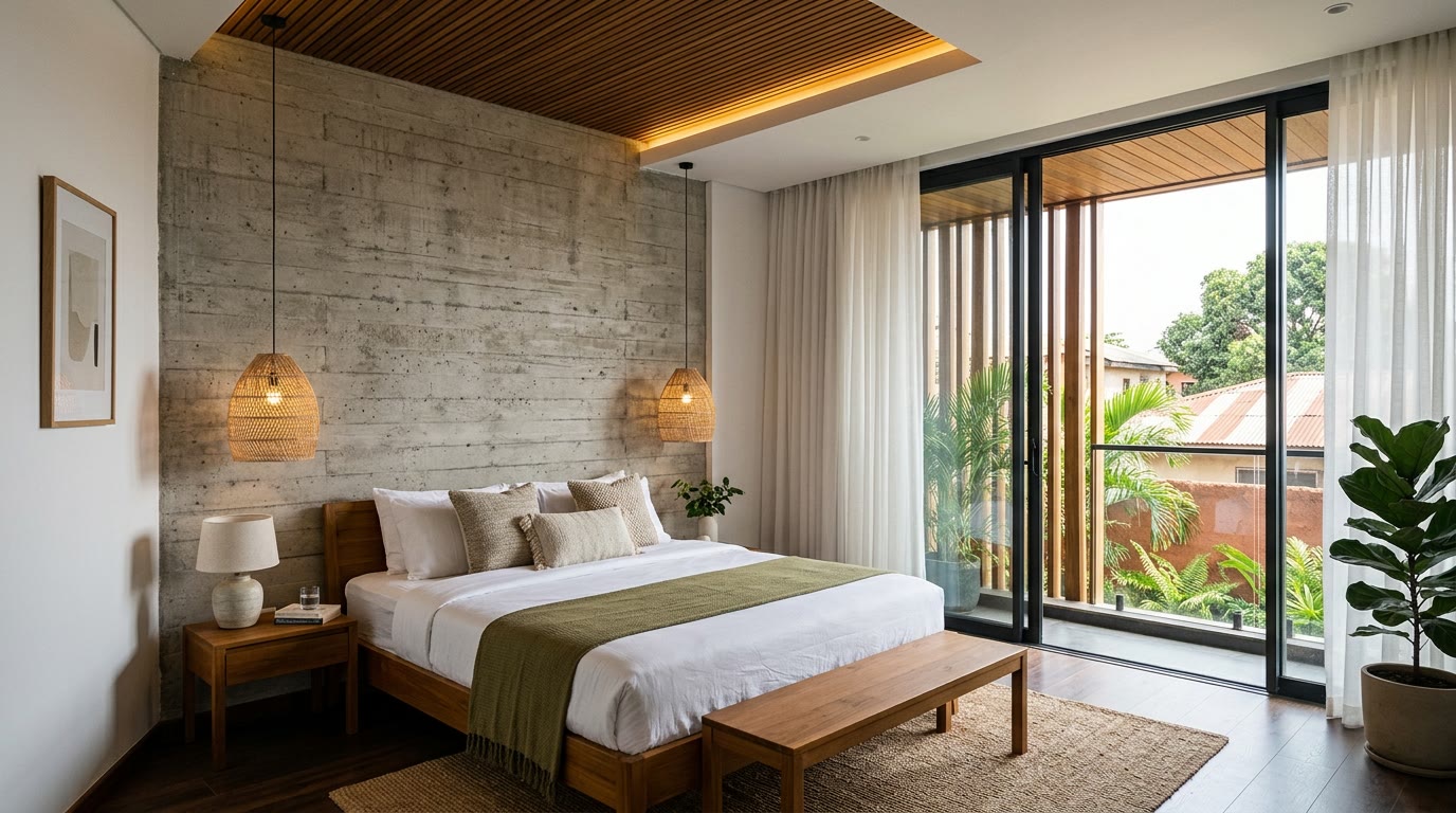 Interior, Master bedroom, north facing